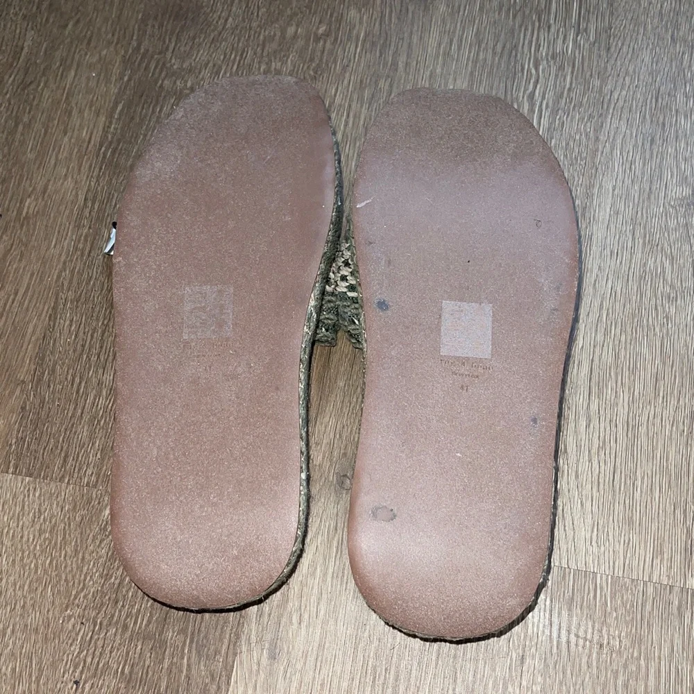 RAG & BONE LOGAN SLIDE 41 New Warm Khaki & Green Net - Picture 6 of 7
